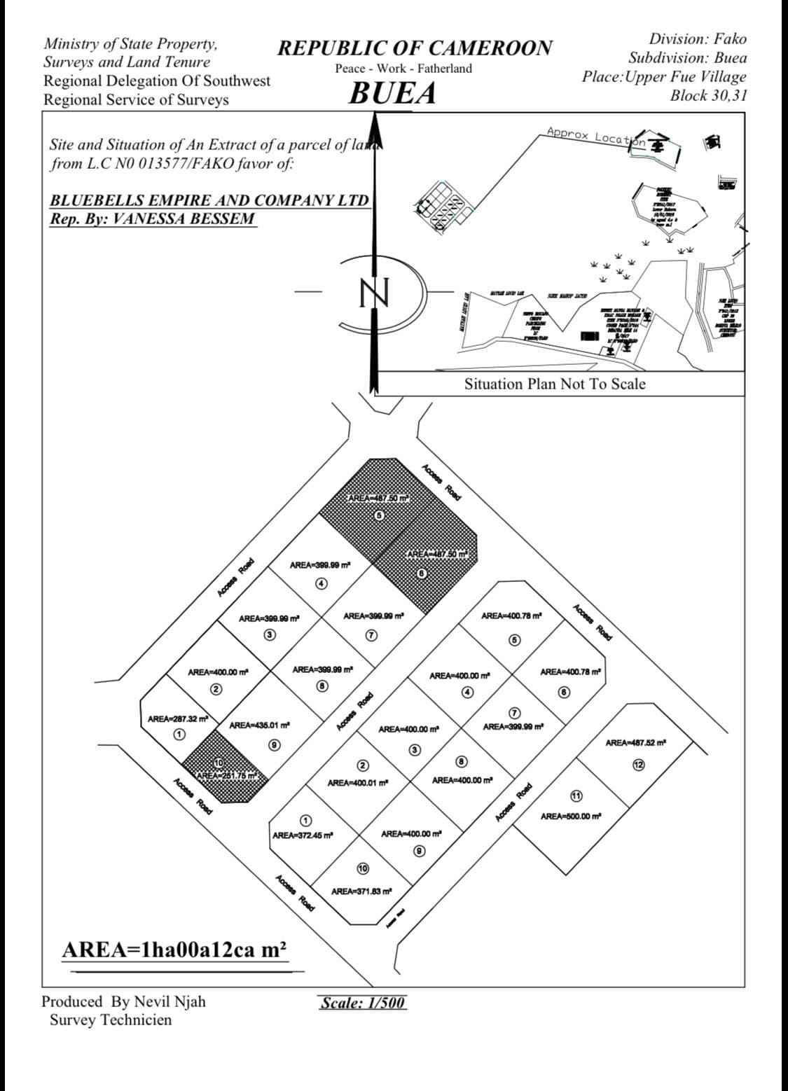 BIG LAND OPPORTUNITY IN MILE 15, BUEA