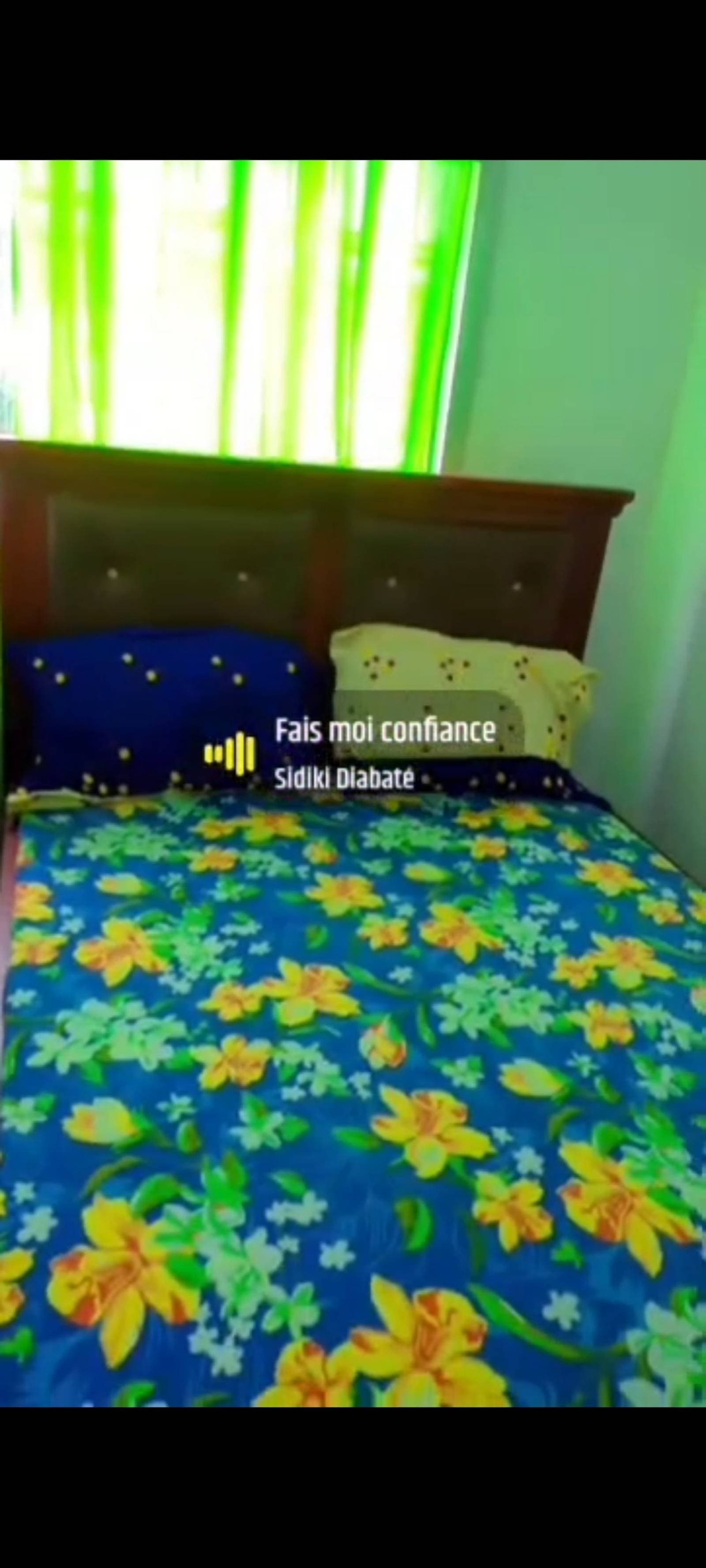 Wooden bed