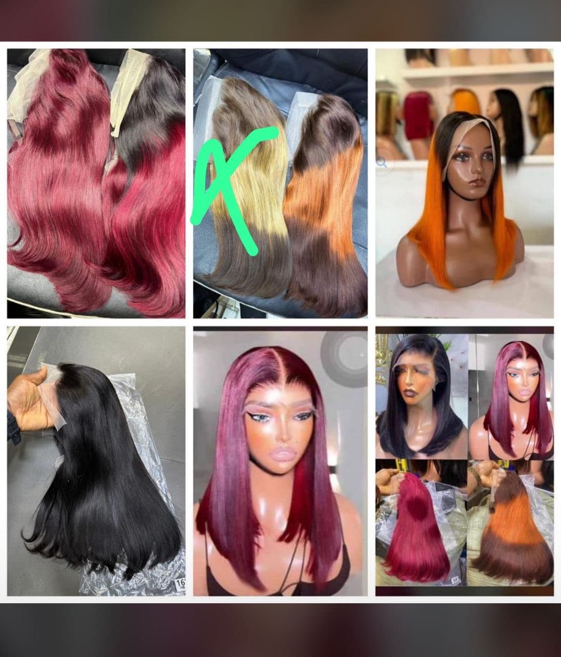 Human hair wigs