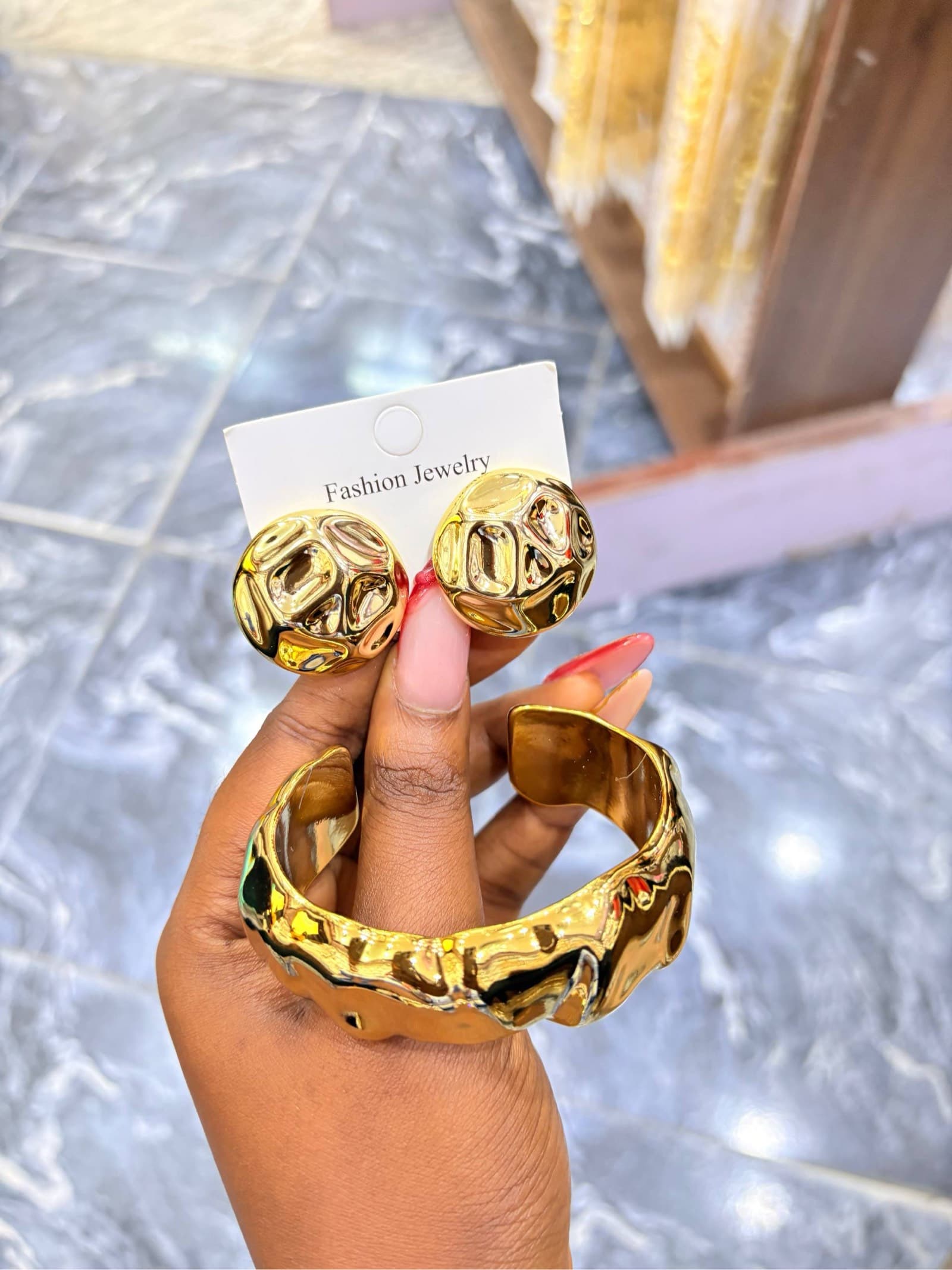 Bracelet et boucles