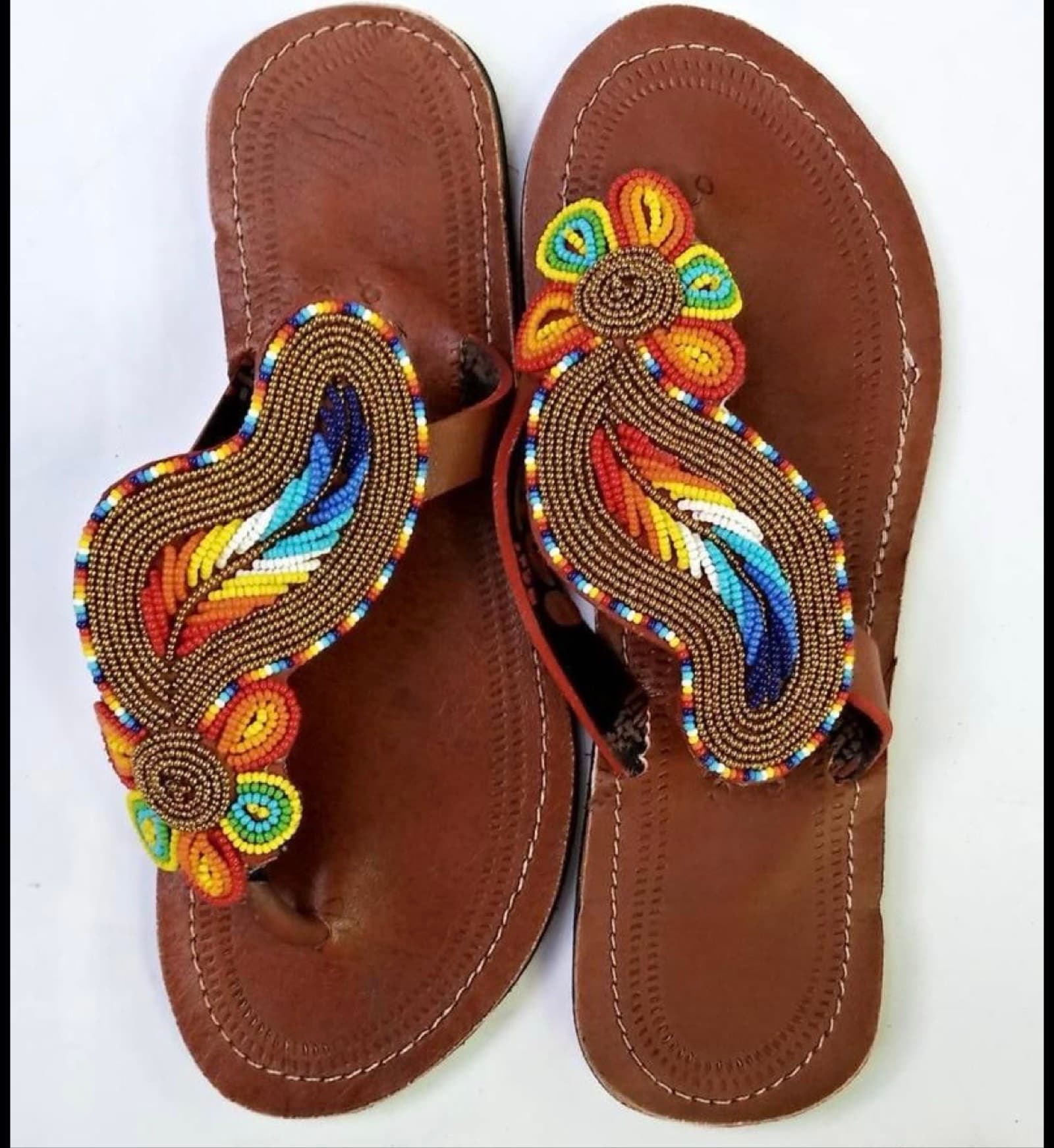 Beaded foot wears