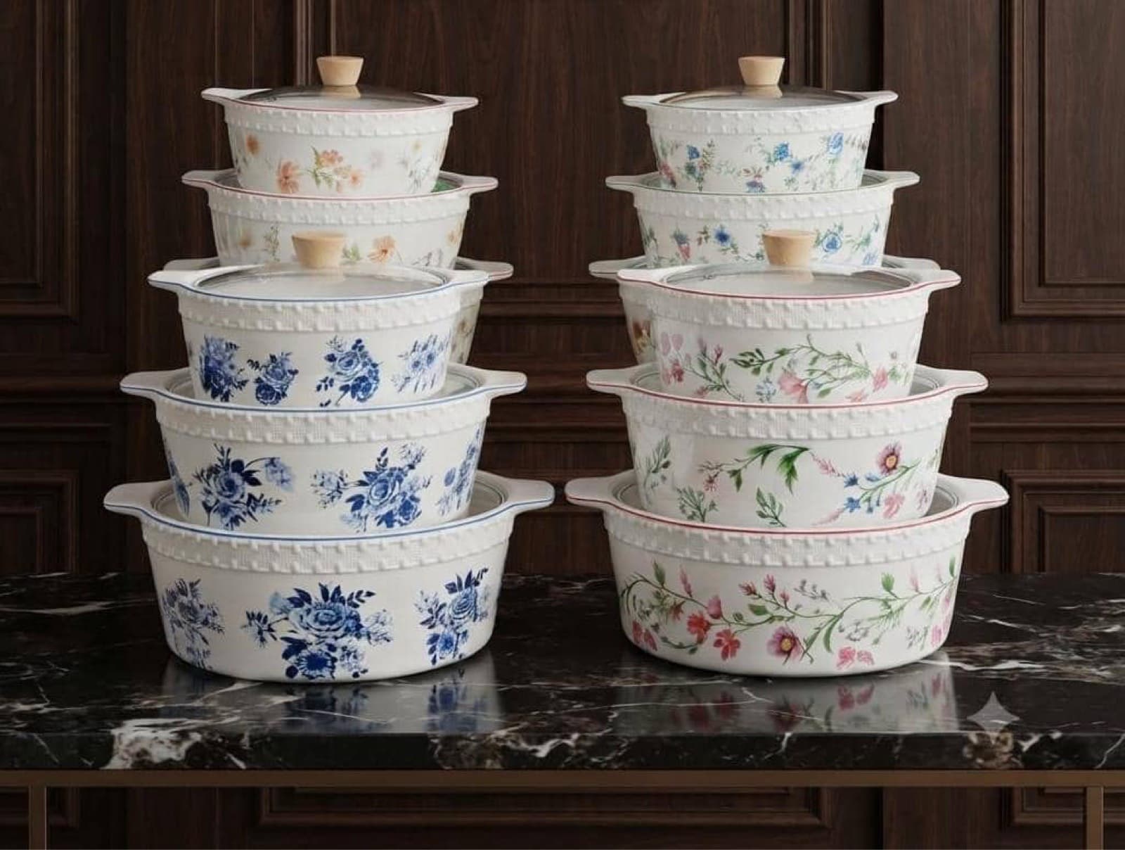 Set of dishes