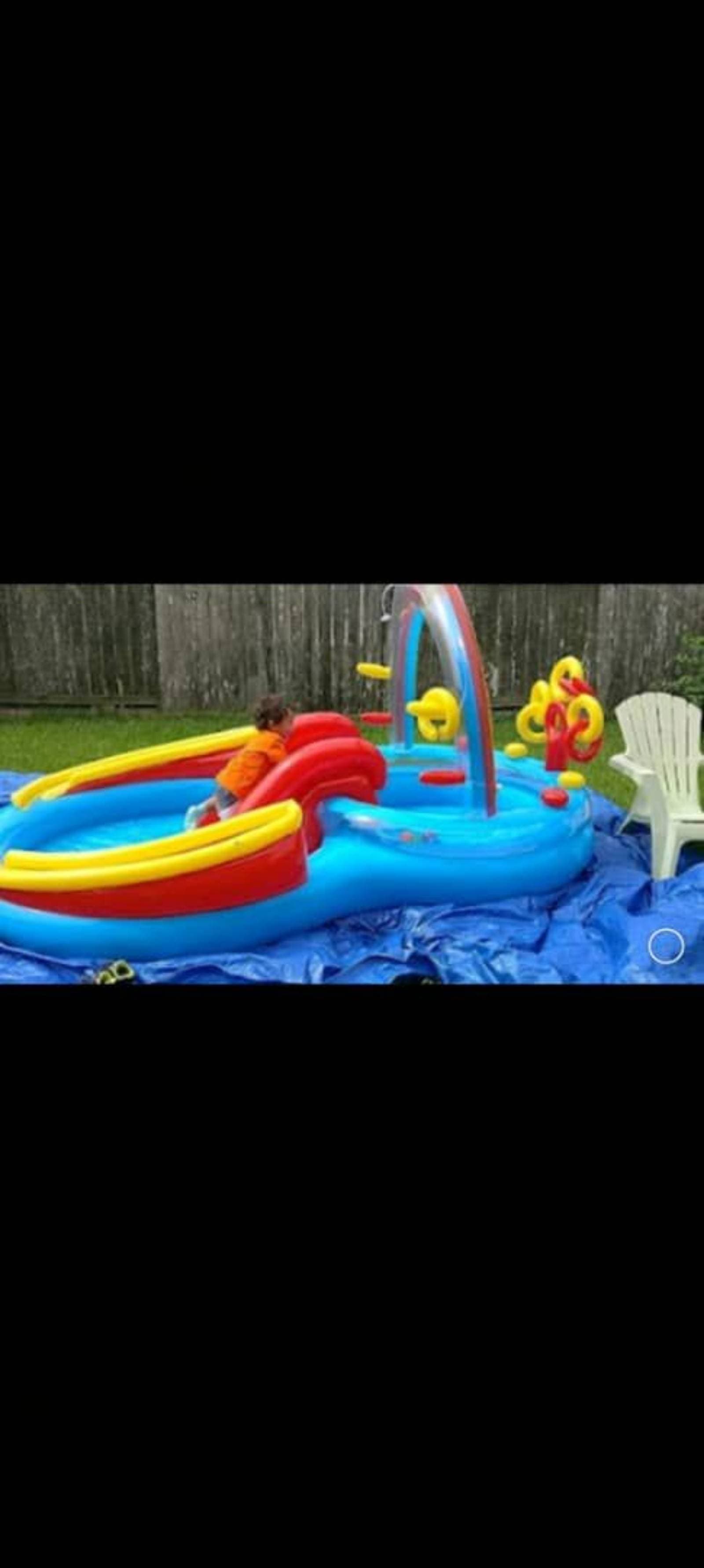 Inflatable swimming pool