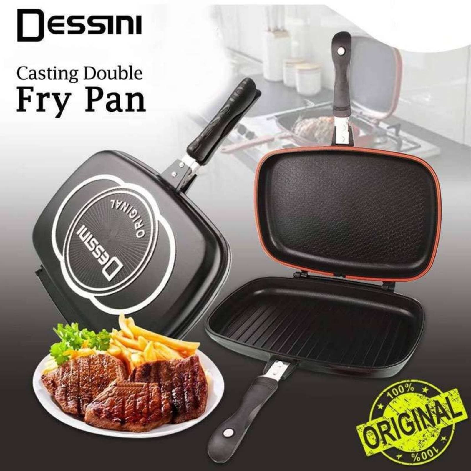 Stainless frying pan